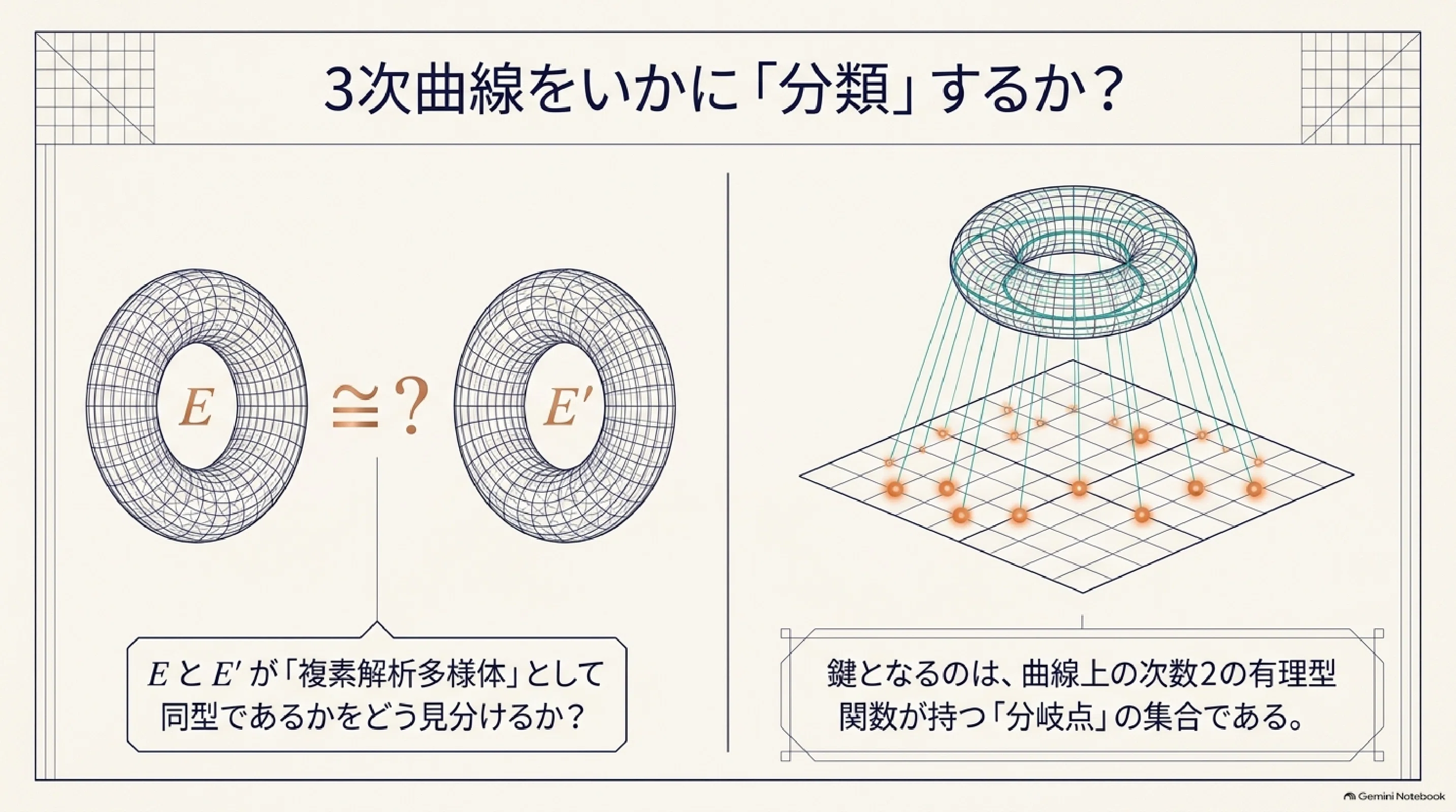 複比の再訪、三次曲線のモジュライ空間｜ari1110