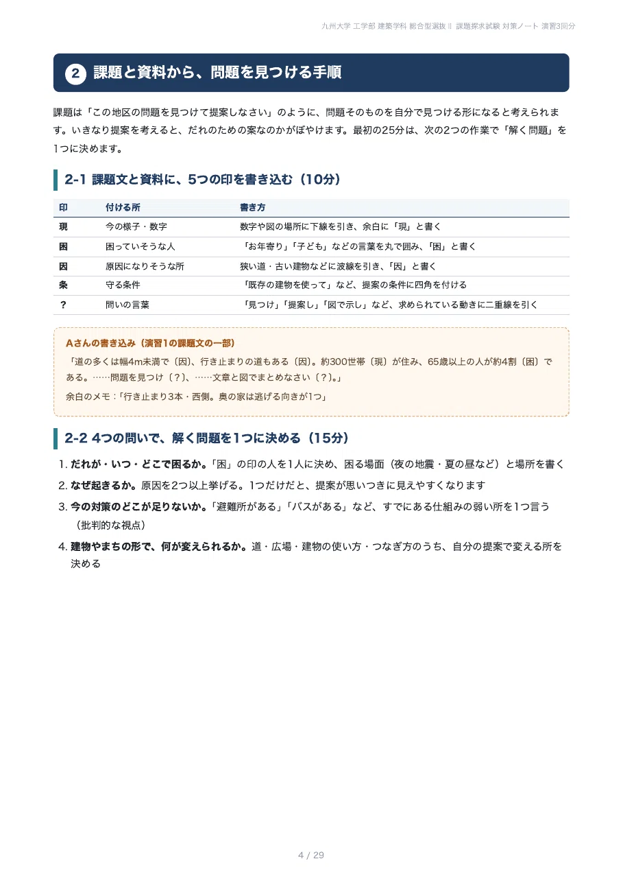 [Kyushu University, Faculty of Engineering] Prepare for the Department ...