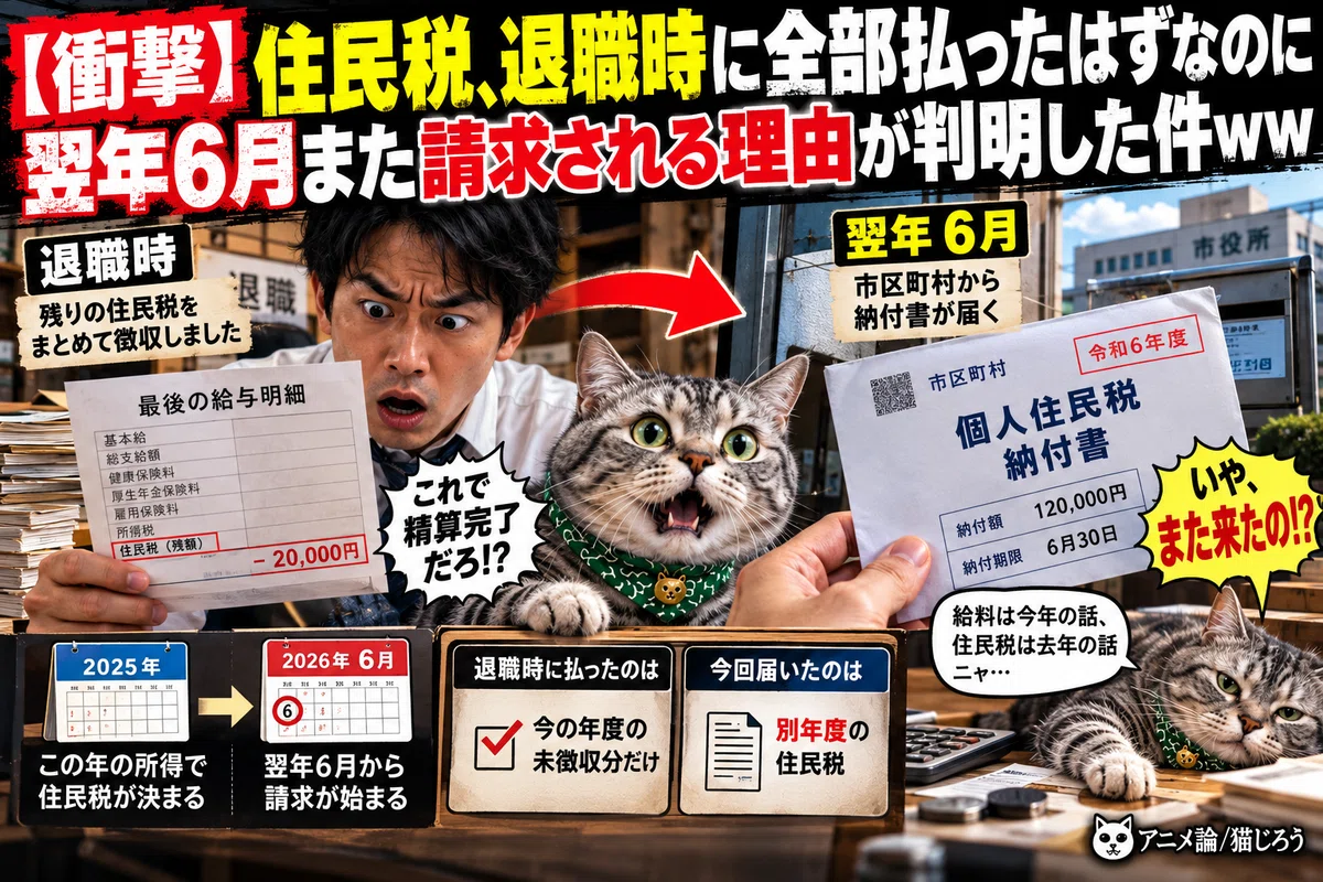 [Shocking] The reason why you get billed for resident tax again in June ...