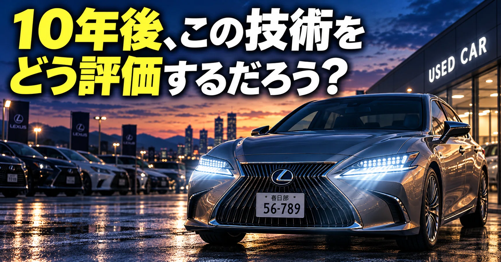 ◎レクサスのヘッドライトが「1万6,000分割」する時代に。すごい技術