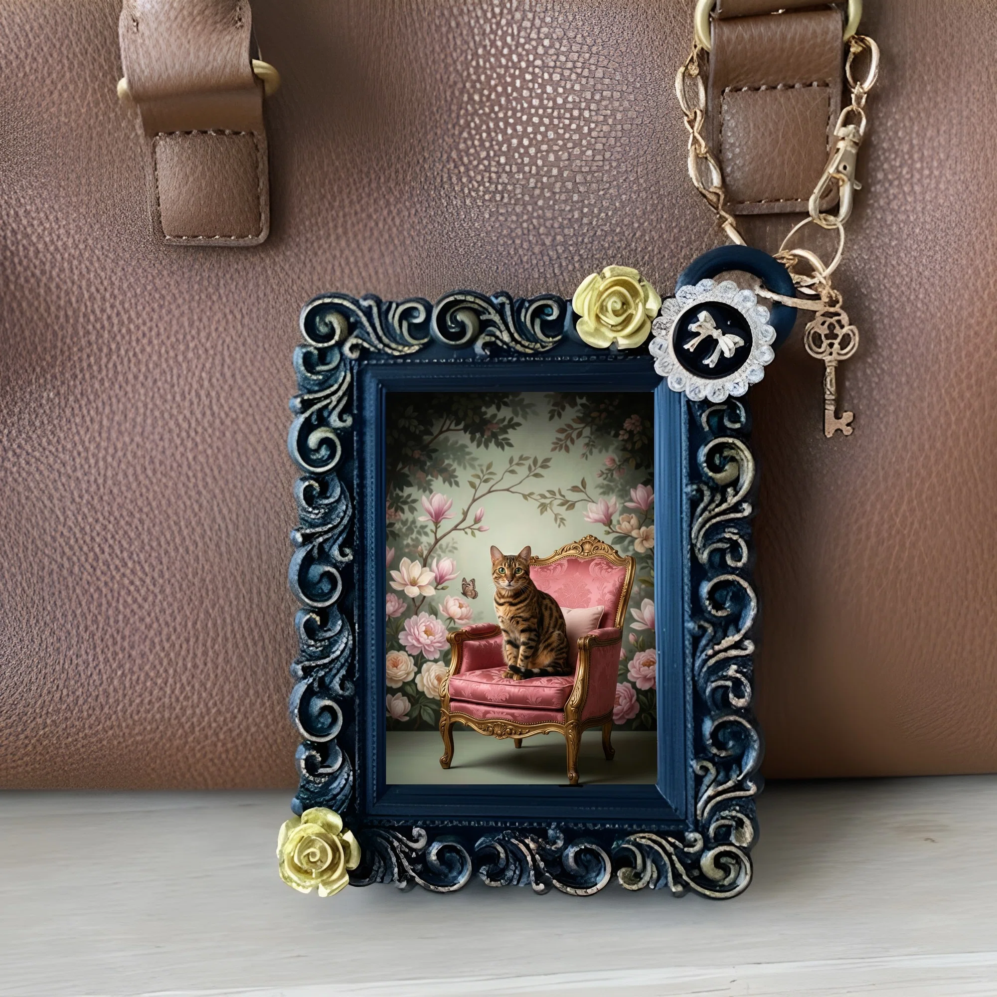 The Bengal Rococo Shabby Pink bag charm is now available!｜うちの子ルネサンス_バッグ ...