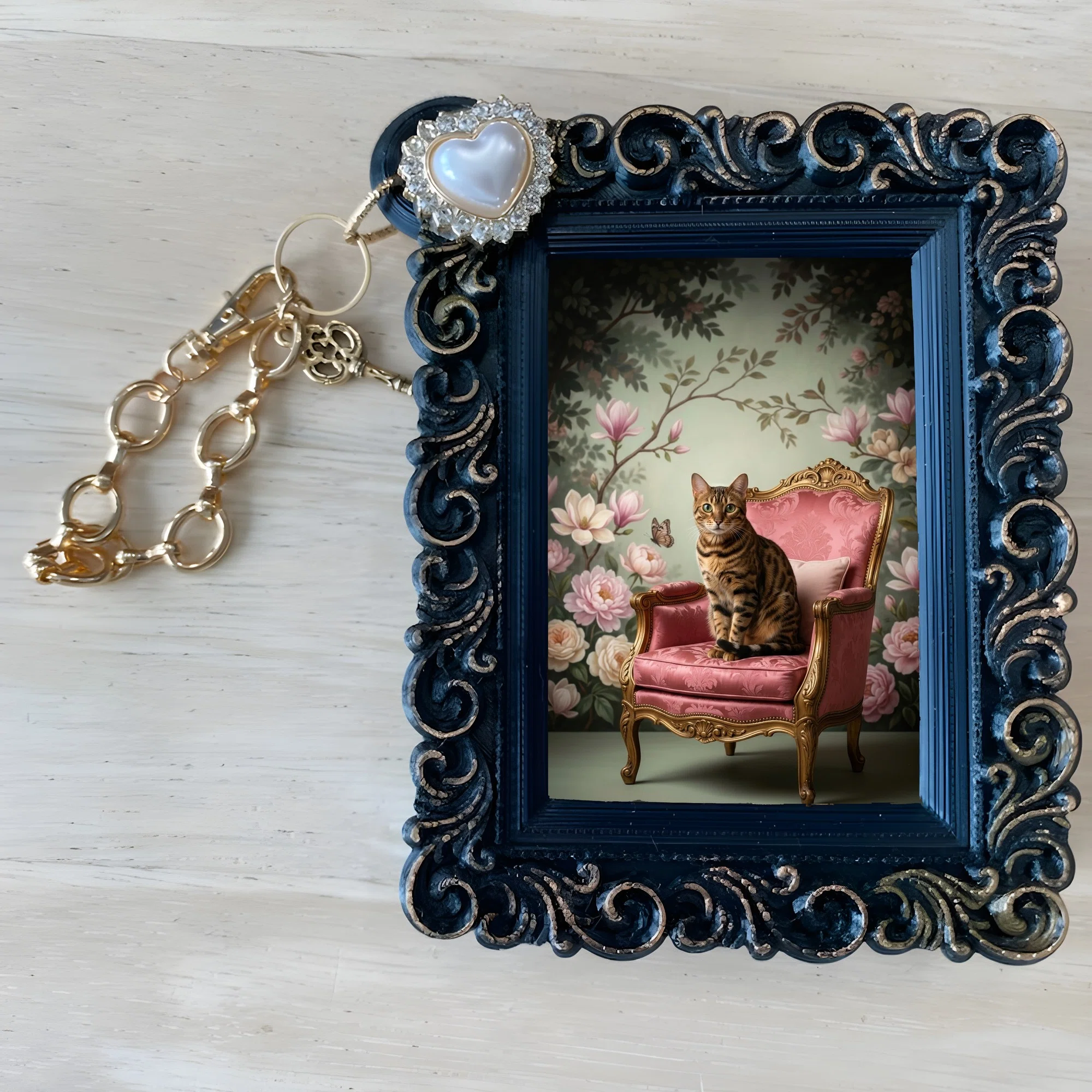 The Bengal Rococo Shabby Pink bag charm is now available!｜うちの子ルネサンス_バッグ ...