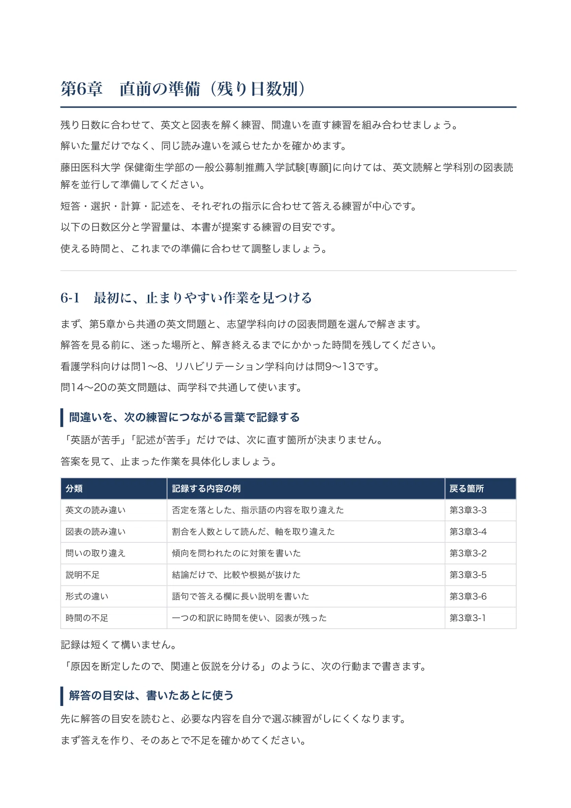 [Fujita Health University School of Health Sciences] Essay Preparation ...