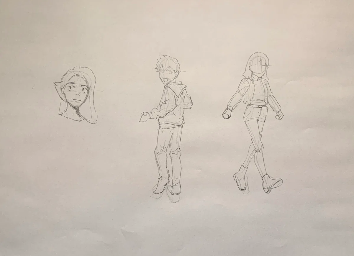 Drawing Practice | Day 229/365 | 173/1,000 Figures｜コスモスパース|毎日練習📐