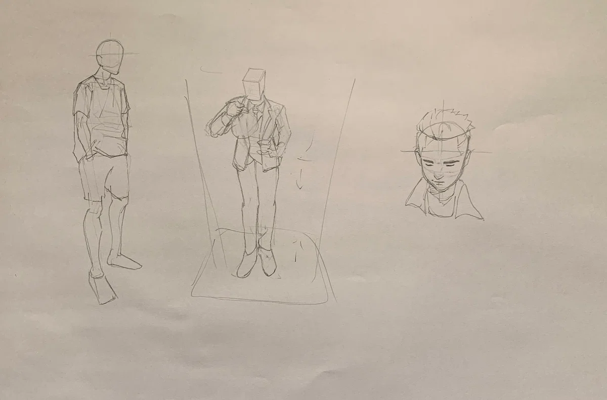 Drawing Practice | Day 229/365 | 173/1,000 Figures｜コスモスパース|毎日練習📐