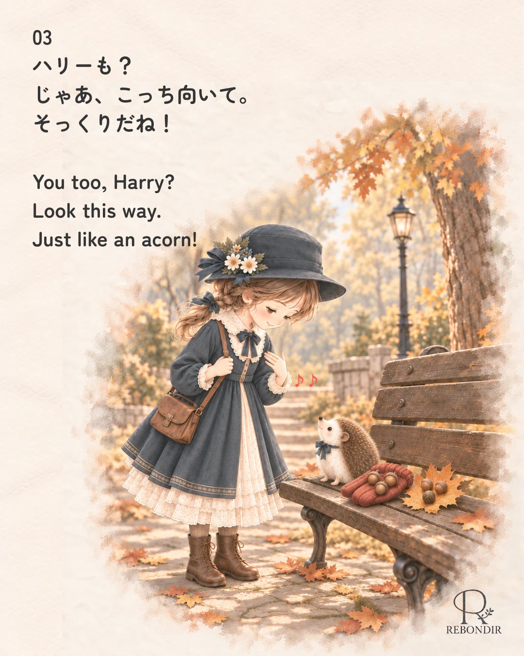 [Part 3/Final] A Small Autumn Gift | 🌸 Rubon and Harry's Little Autumn ...