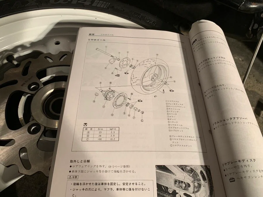 Improving the front brakes on my RGV250γ (VJ23A: 1996-)｜けんたろう