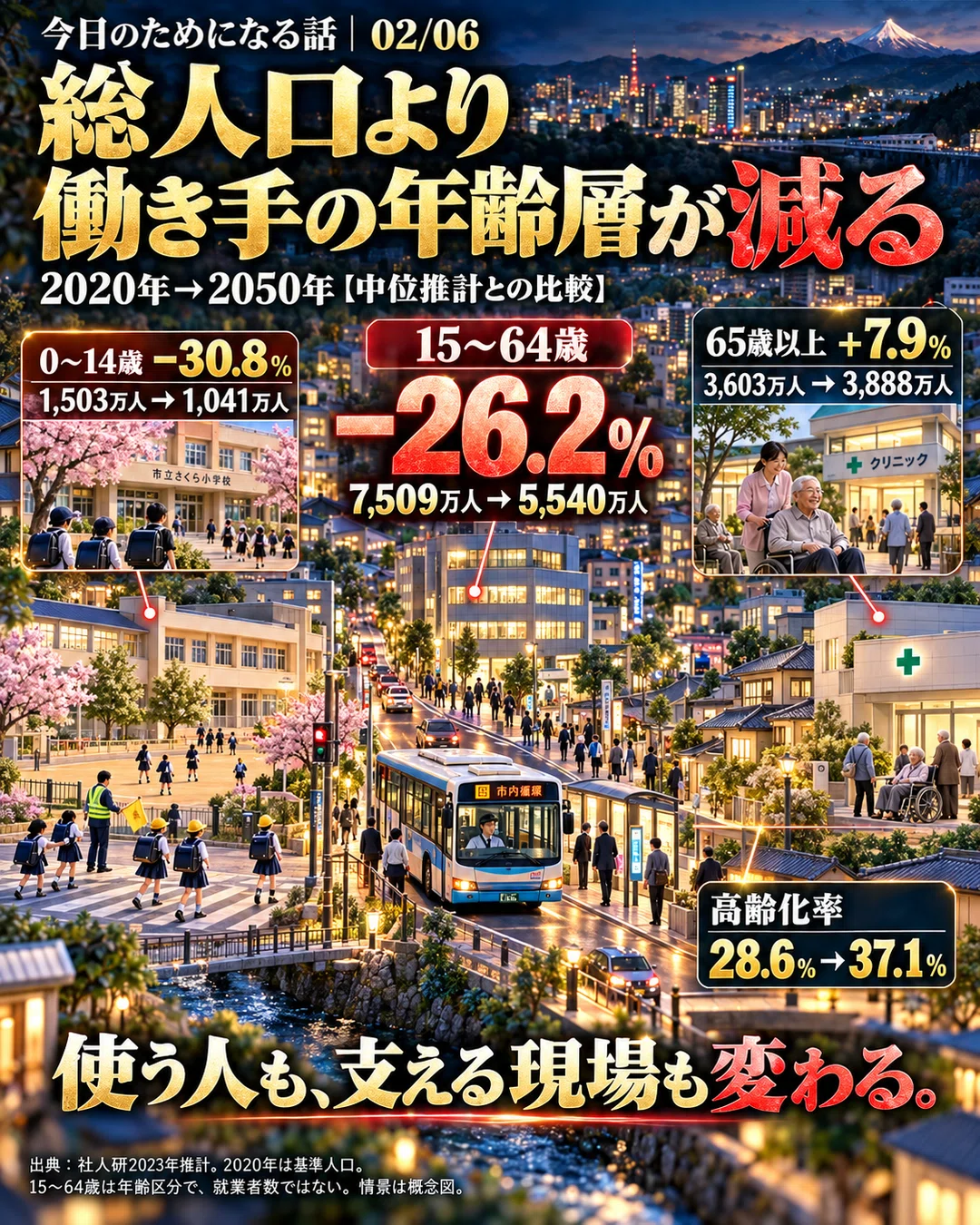 Declining Working Population 2050: Will Japanese Towns Disappear? The Shock of an 18 Million ...