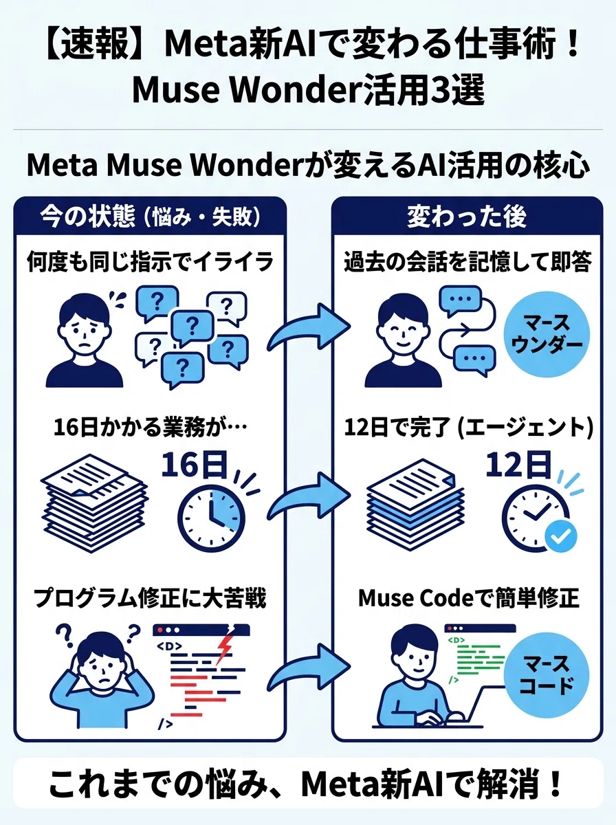 [Breaking News] How Meta's New AI Will Change Your Work Style!｜モモン先生 AI ...
