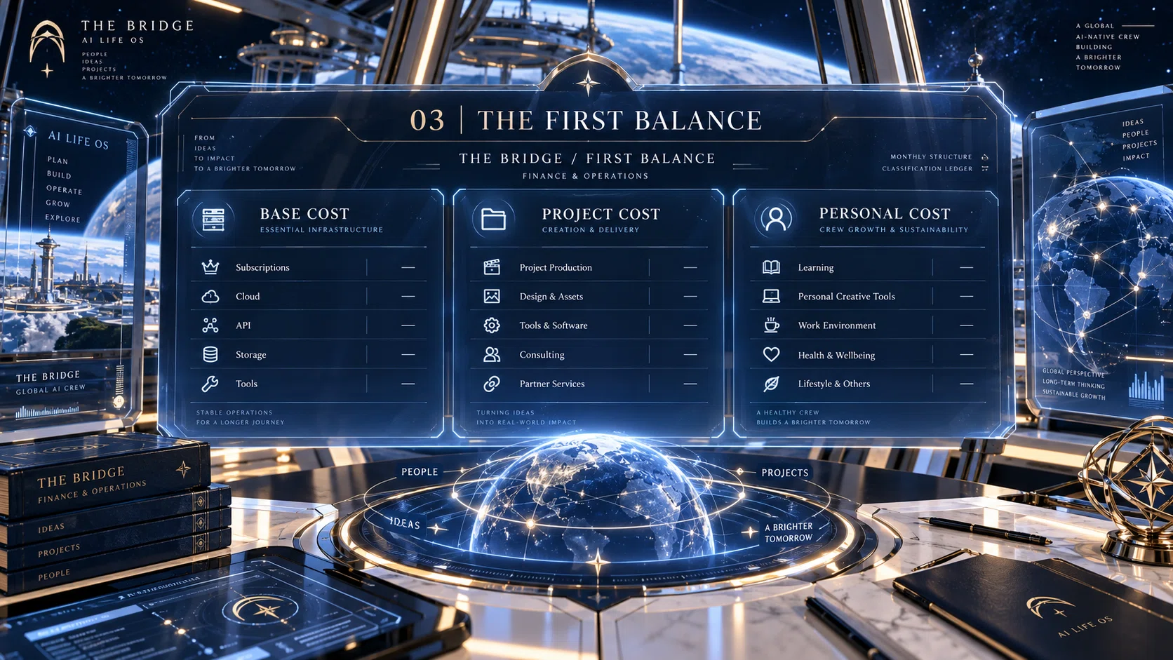 AI LIFE OS | PERSONAL CORE 07 — THE FIRST BALANCE: Can the AI crew earn ...