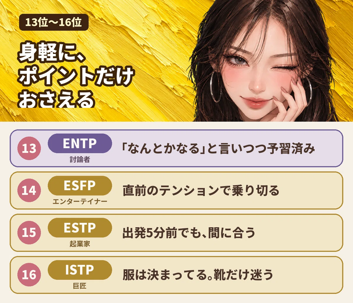 Ranking of Pre-Date Preparation Time (All 16 Types, with Reasons)｜ミオ姉 ...