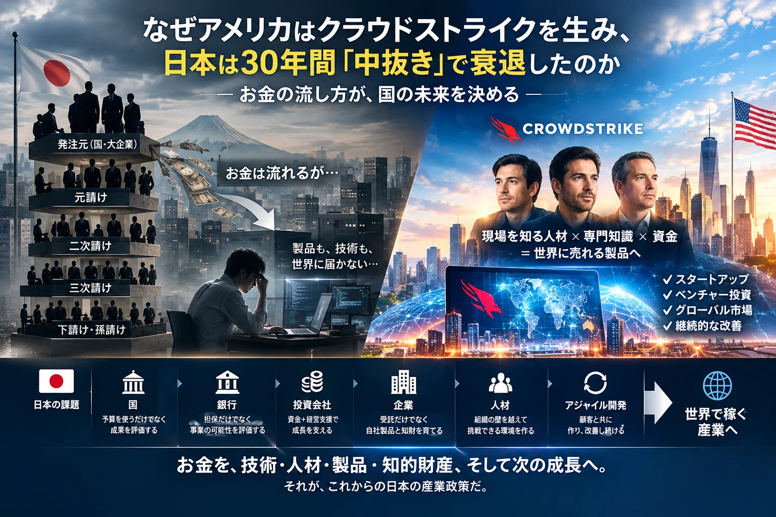 Why did America produce CrowdStrike, while Japan declined for 30 years ...
