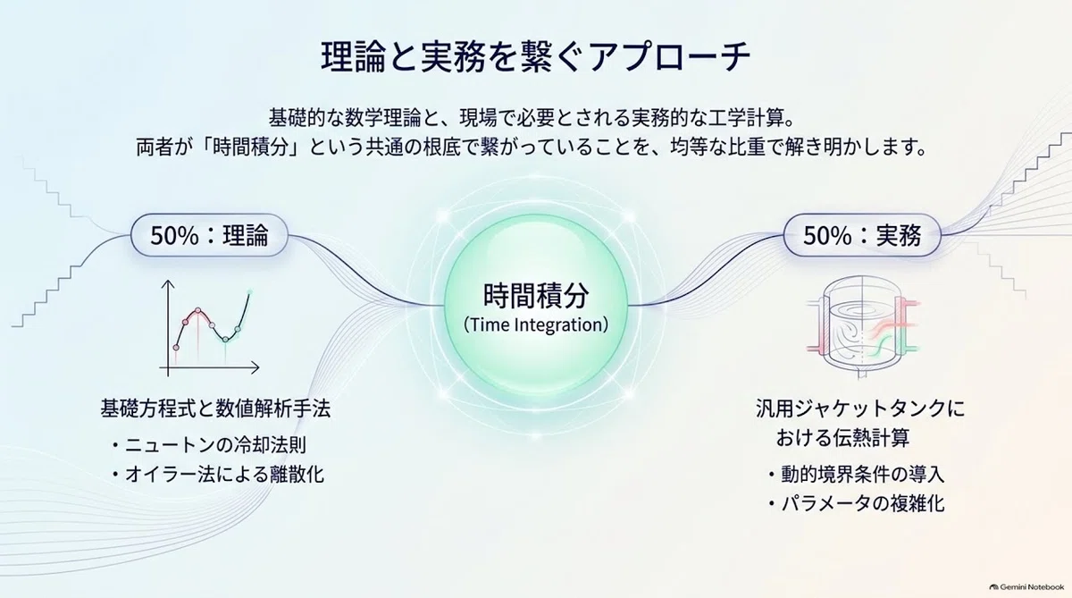 動的伝熱プロセスの数値解析と実務計算：理論モデルからジャケット