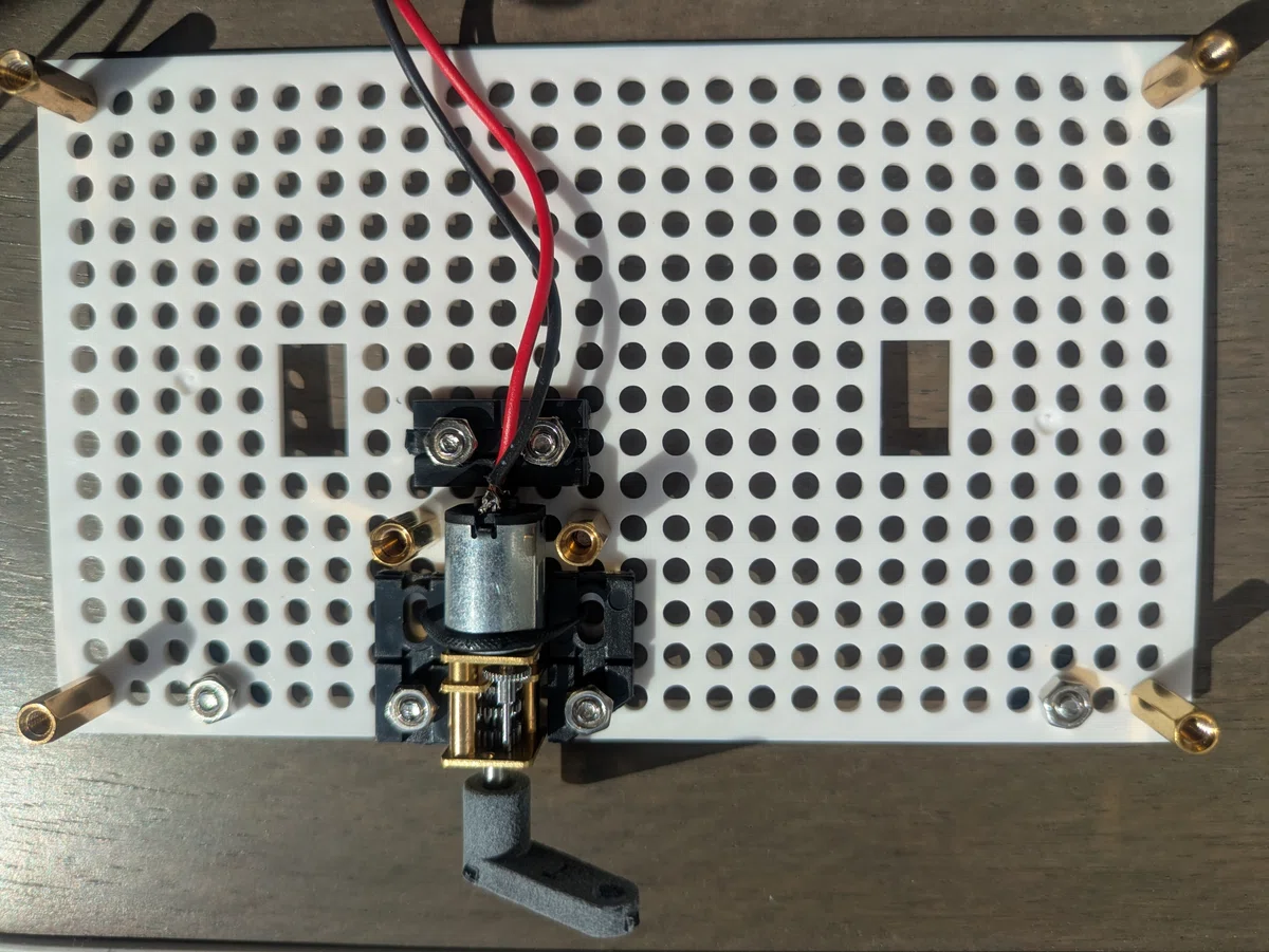 A record of building a tool that automatically presses a push-button ...