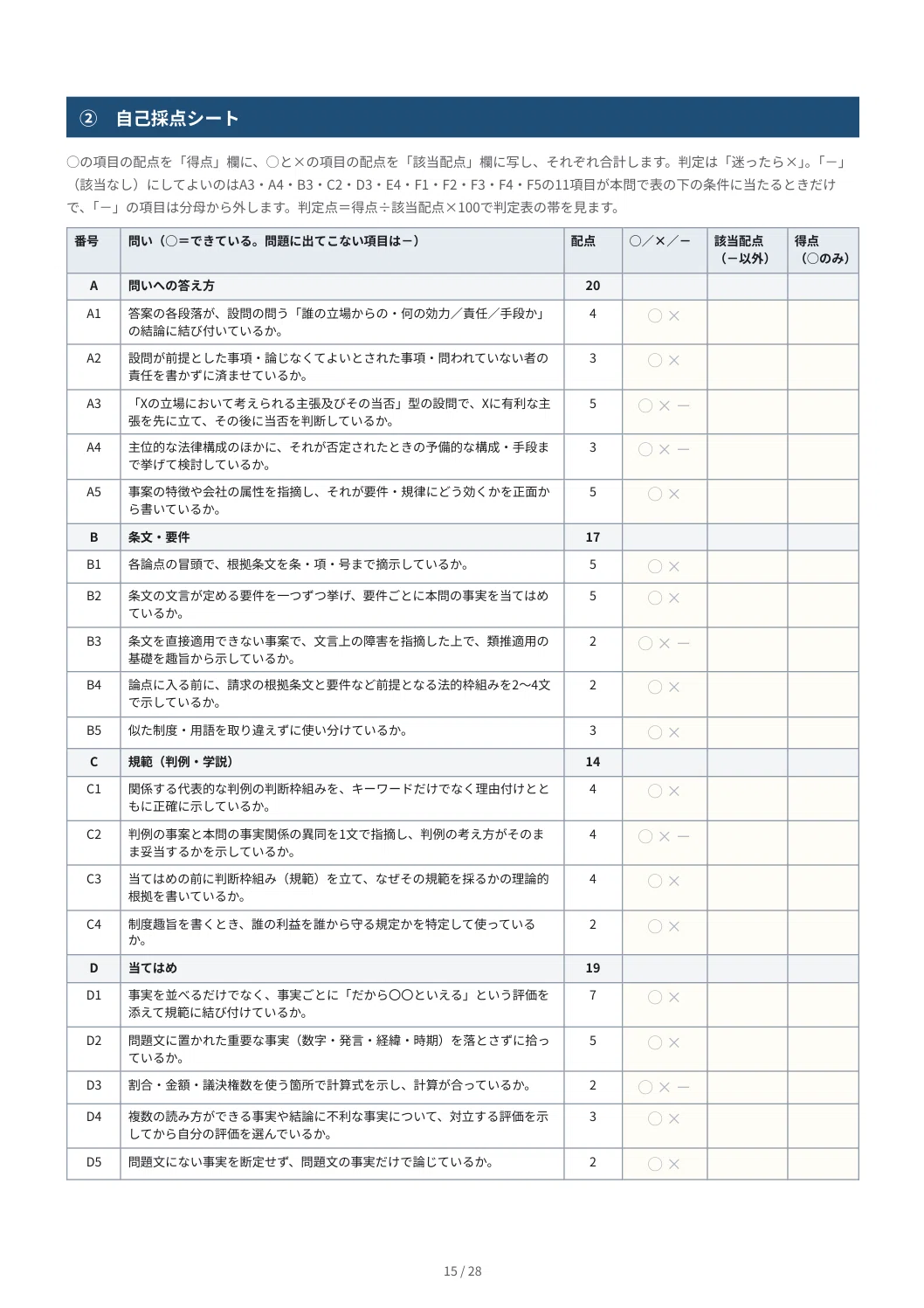 [Commercial Law] Preliminary Bar Exam Essay Self-Correction Kit | 30 ...