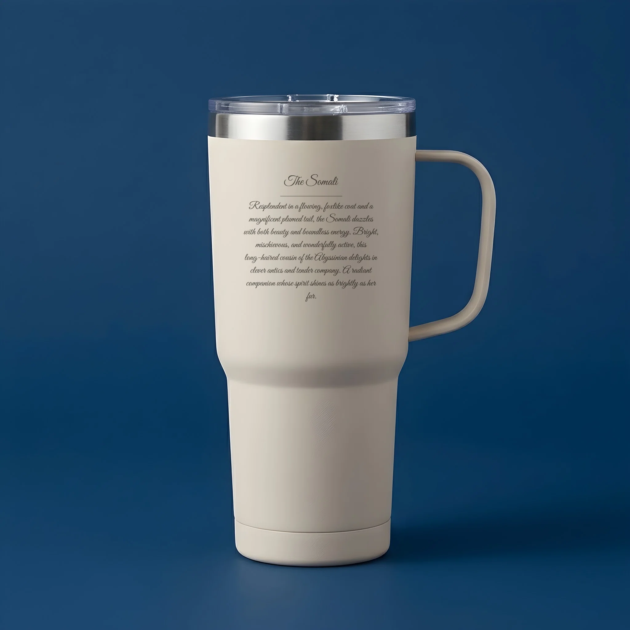 Somali Renaissance Portrait Tumbler is now available!｜うちの子ルネサンス_ホーム&キッチン雑貨