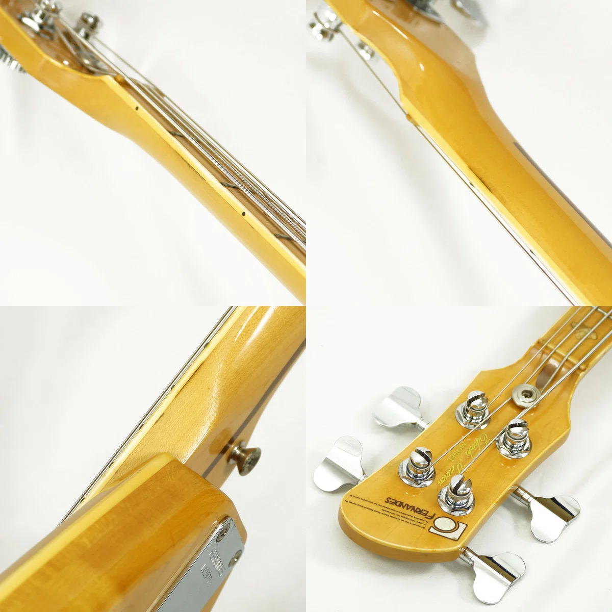 特選中古品！希少な石ロゴ期の矢沢永吉ベース「Fernandes YB-70」が