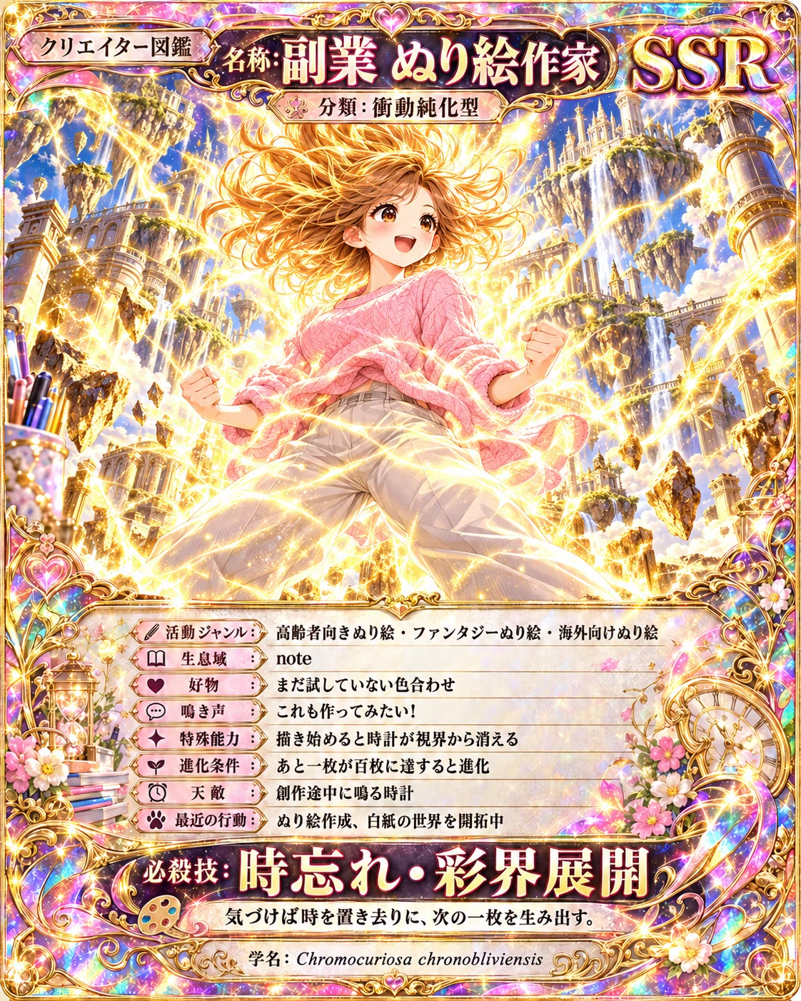 A coloring book artist transforms into a warrior!? Even Mofu has become ...