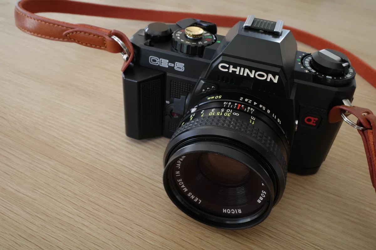 [CHINON CE-5] Finally, the lens is attached!!｜Taishi