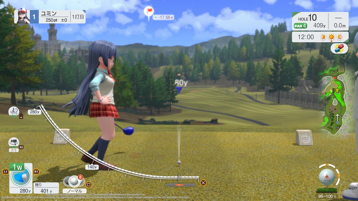 [Minna no Golf WORLD] Course Introduction 9 Second Half [Euro Classic ...