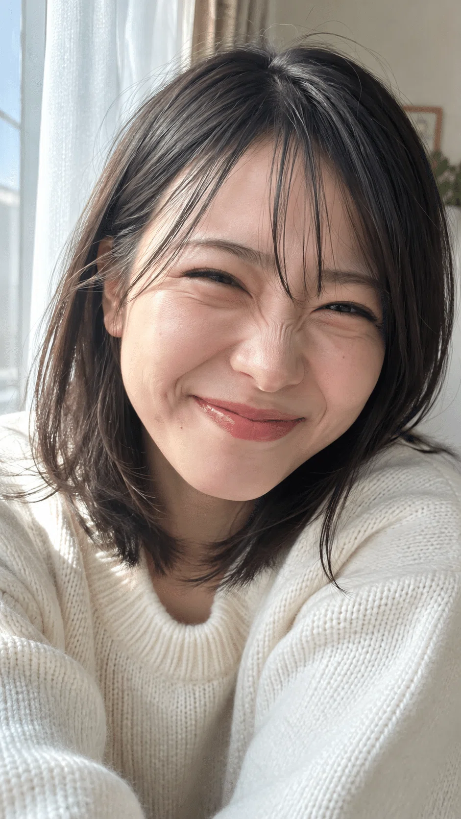 Six types of facial expression sentences. From smiling to surprised ...