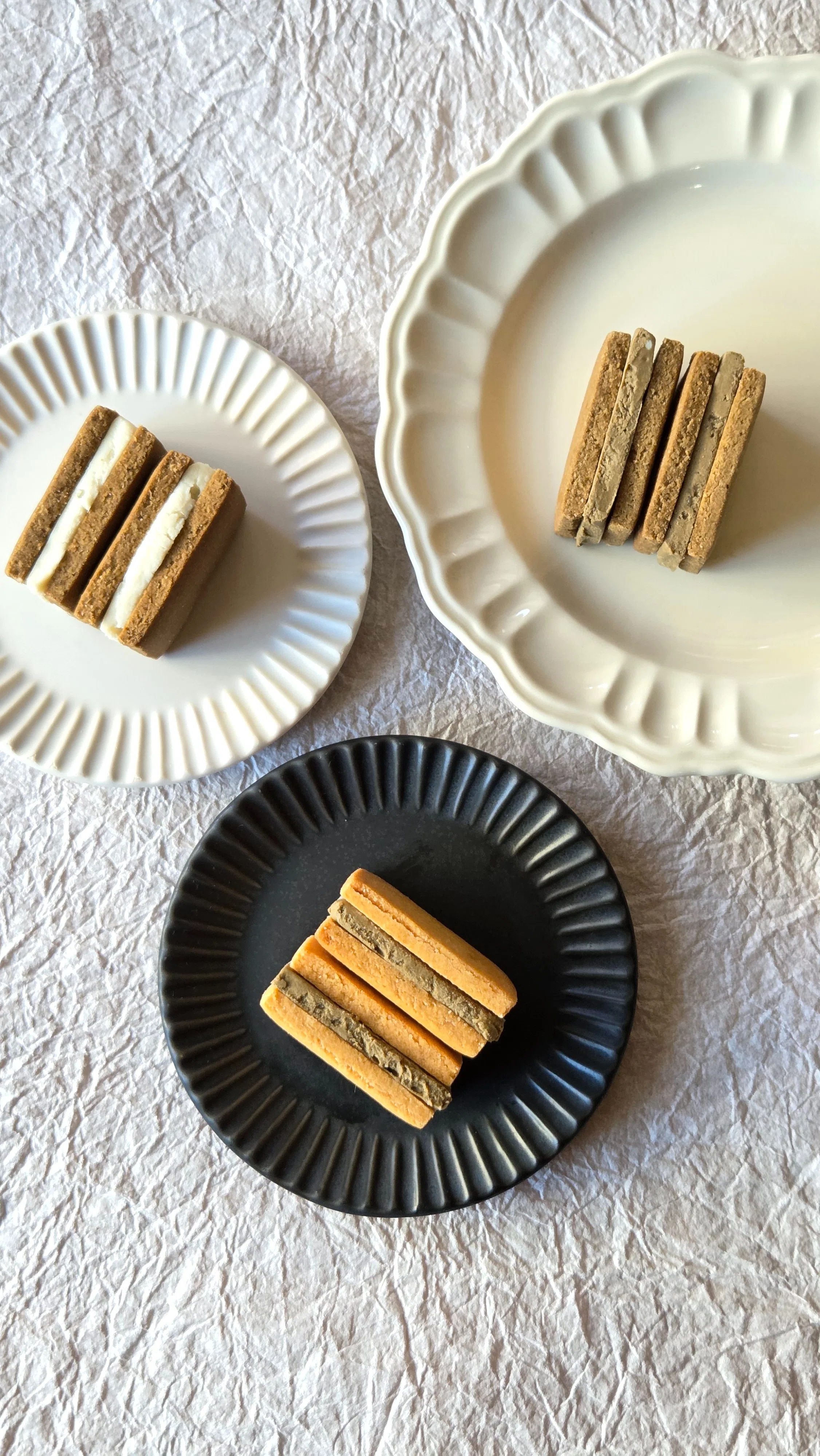 Hojicha Butter Sandwich: Should the Hojicha go in the cream? The cookie ...