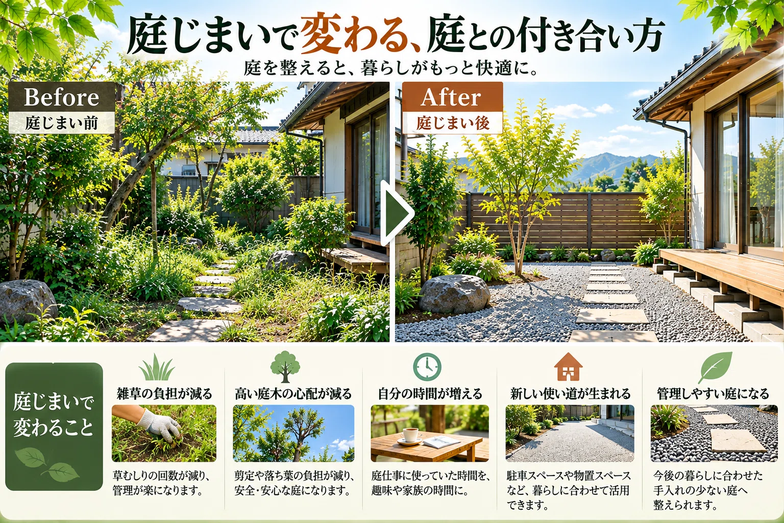 How does life change after garden closure? A new daily life that awaits ...