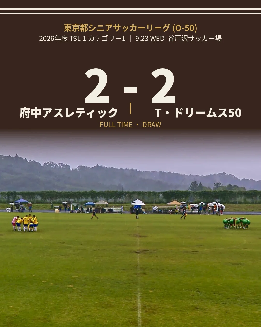 FY2026 TSL-1 Tokyo Senior Soccer League (O-50) Match 6｜ryonakamura