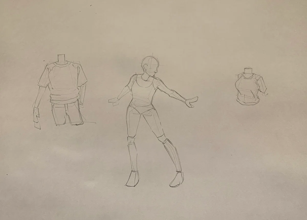 Drawing Practice | Day 232/365 | 179/1,000 Figures｜コスモスパース|毎日練習📐