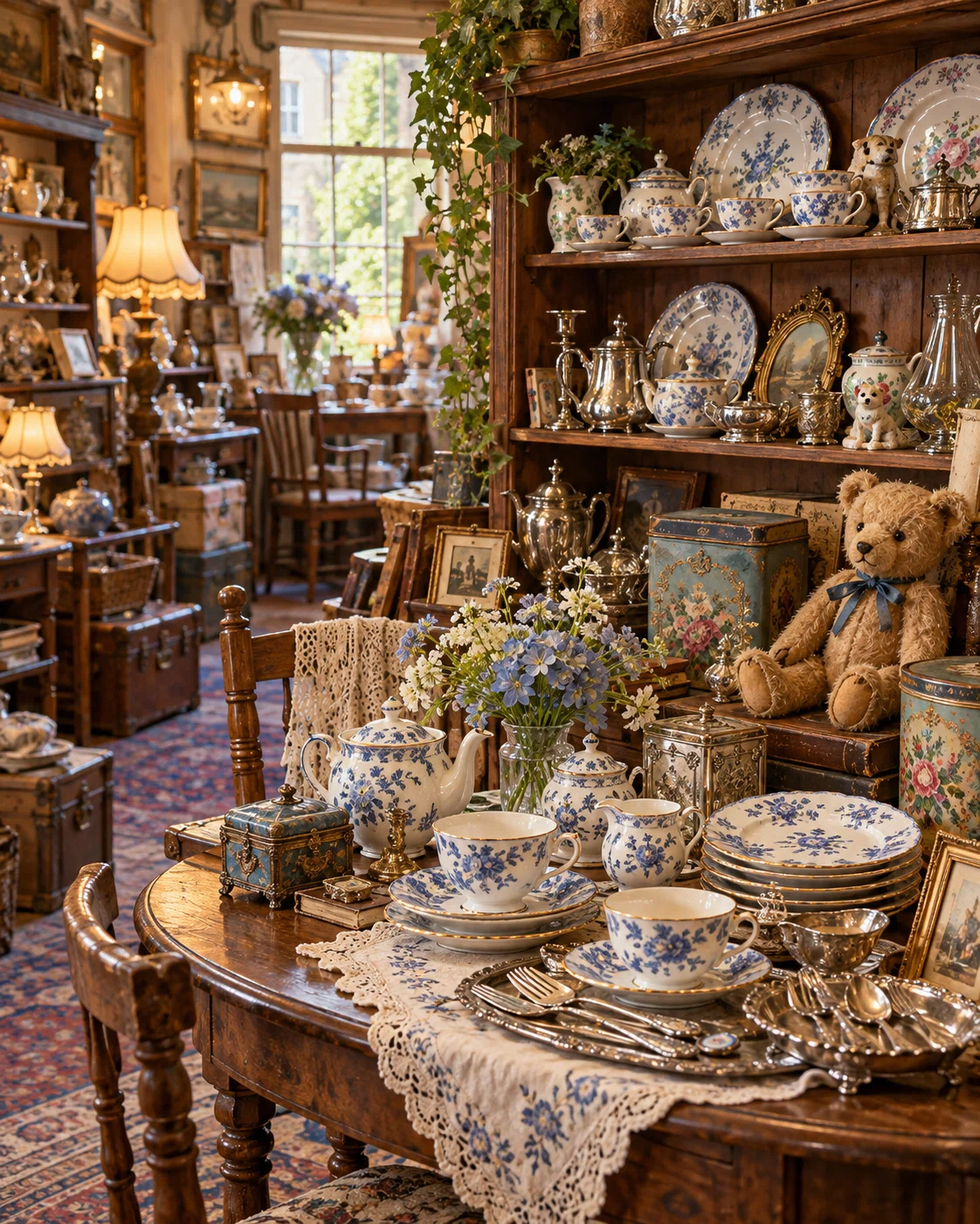 Translucent Teddy Traveling Soraπ« In Search of Teacups ~Small Treasures Found at Sakura ...