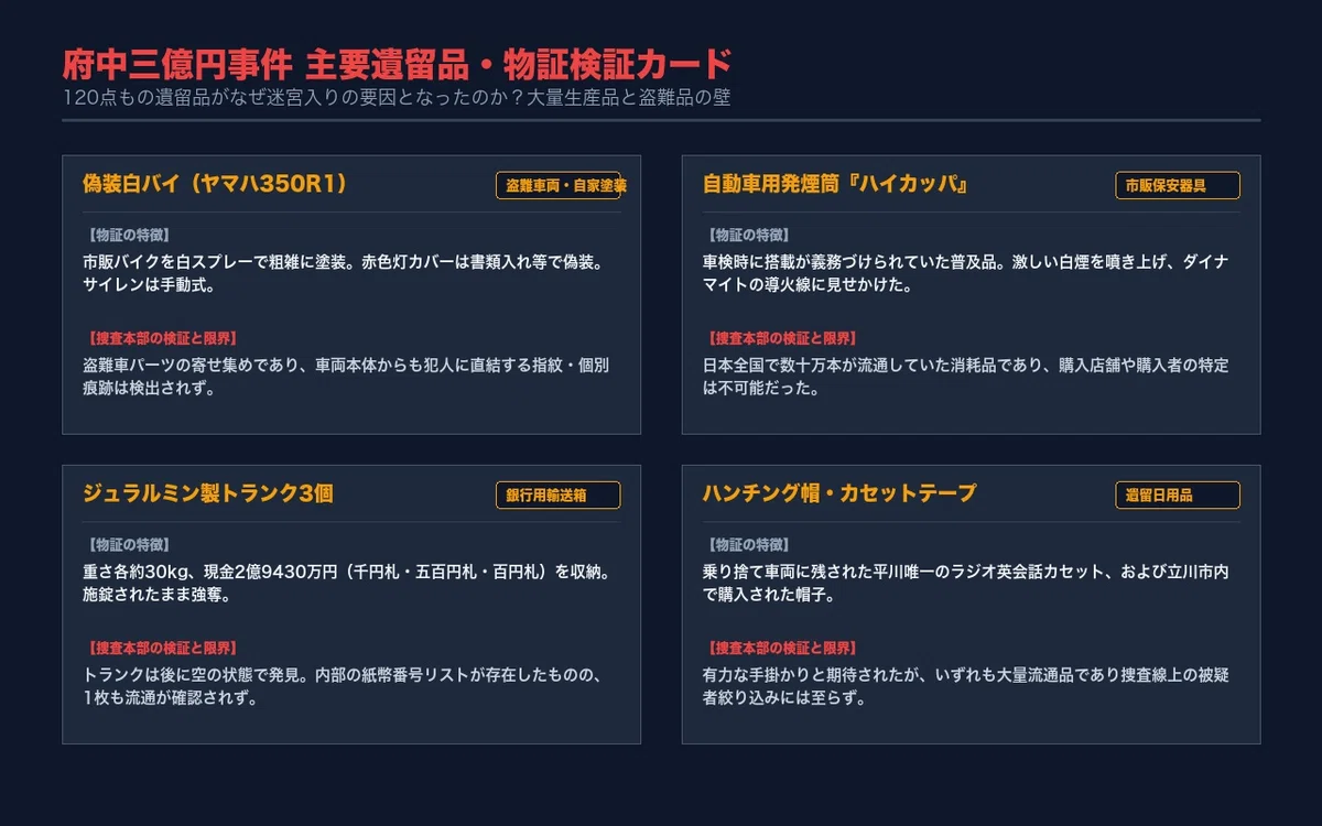 [The Fuchu 300 Million Yen Incident] 120 pieces of evidence and the ...