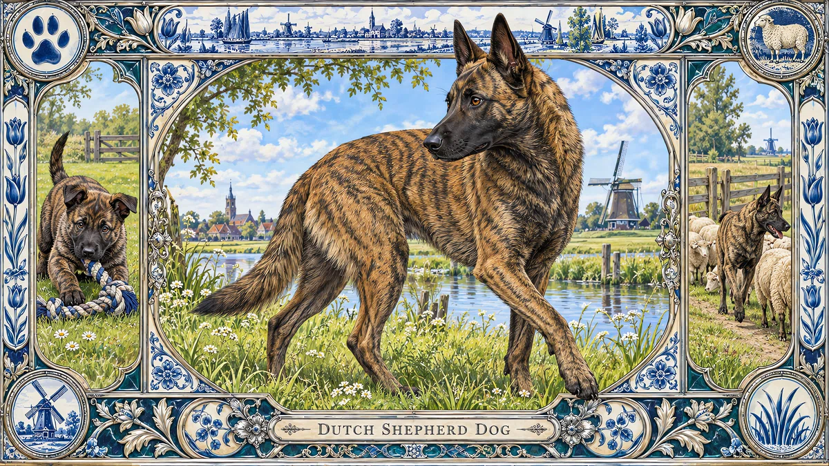 [Drawing Dogs 19] Belgian Shepherd Dog (Tervuren), Dutch Shepherd Dog ...