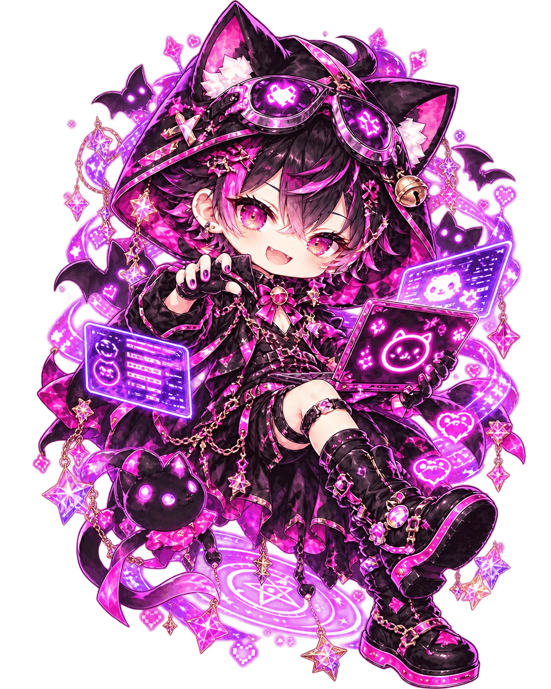 Code Dance Cat Welcome to the Moonlit Mansion | Pollo AI Sponsored Halloween MV ...