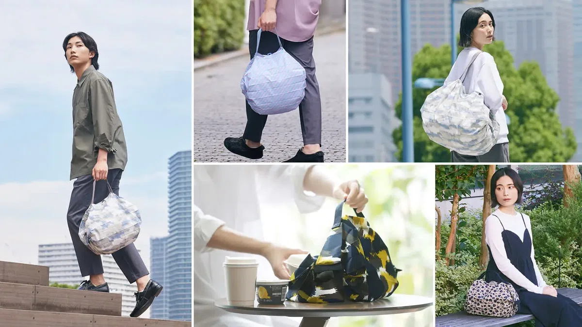 Isn't folding eco-bags a hassle? The choice of Shupatto: 'Pull and roll ...