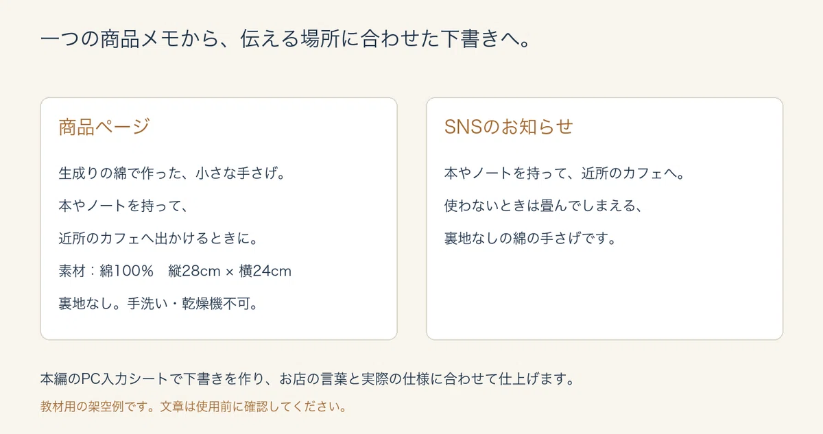 Product Decsription Example Create product descriptions and social media posts by entering product ...