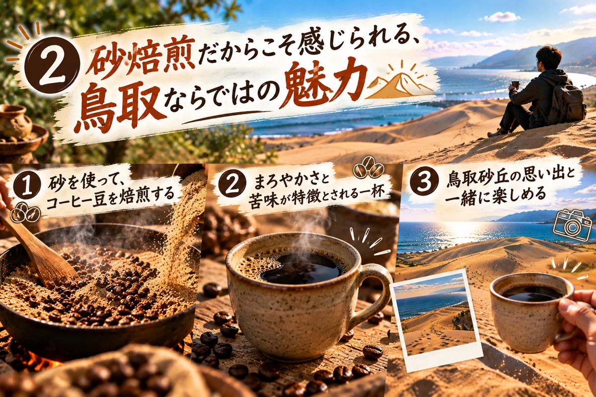 《Tottori Coffee Journey》 Roasted with Sand Dune Sand!? I Compared 