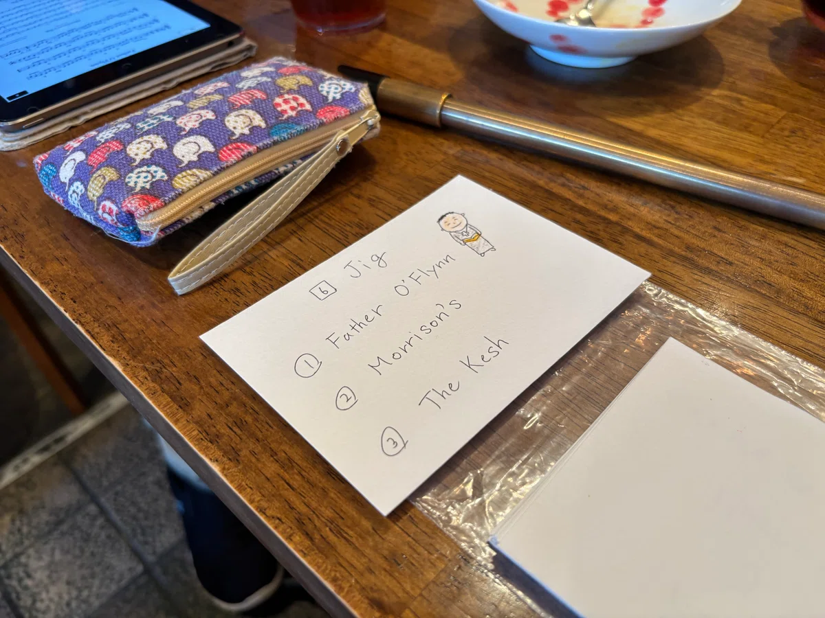 [Report] Choosing songs with cards!? Irish Traditional Music Weekend ...