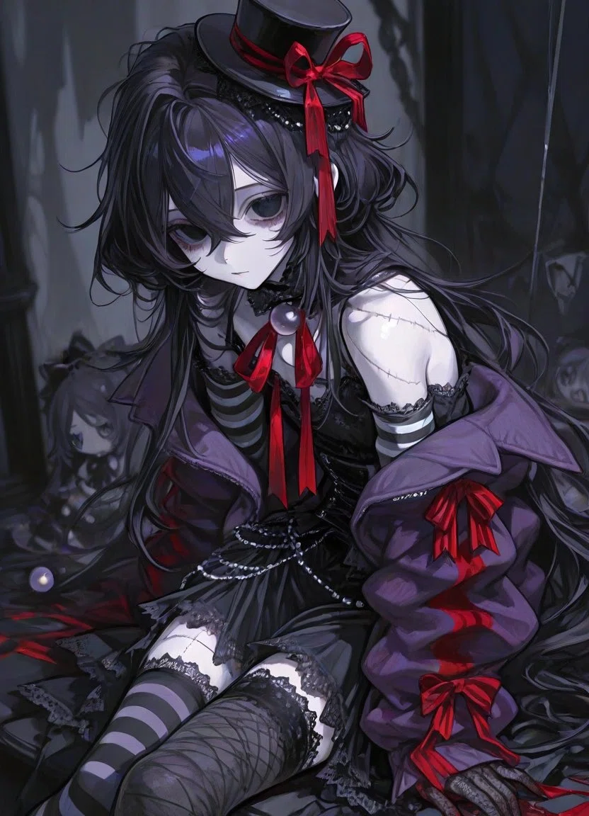 Shreded Background Note 【ツギハギドール】プロンプト+ネガティブ|んぁ