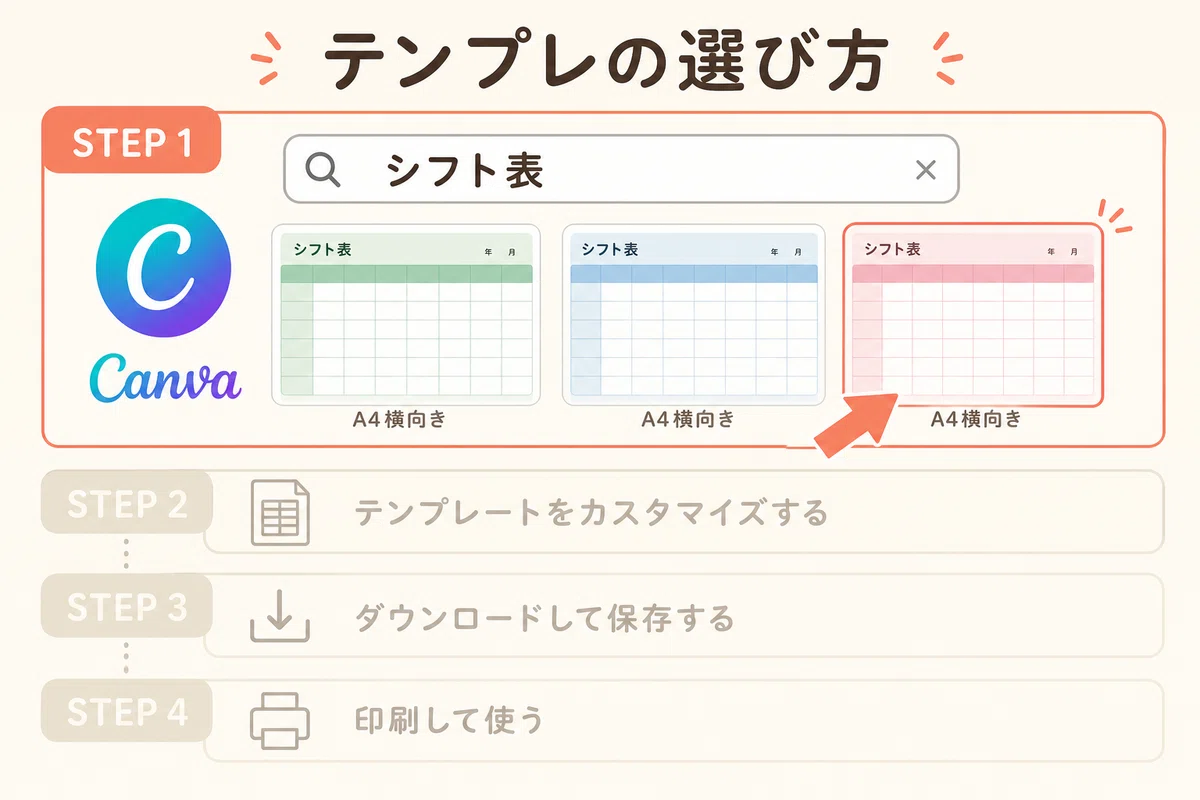 [Canva Introduction 10] How to Create a Beauty Salon Shift Schedule in ...