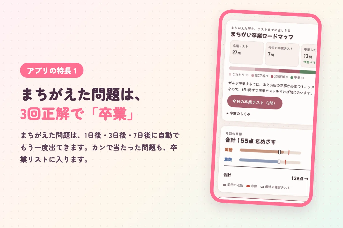 [2nd Grade Japanese/Math] Leave the grading to the app! Error-Free ...