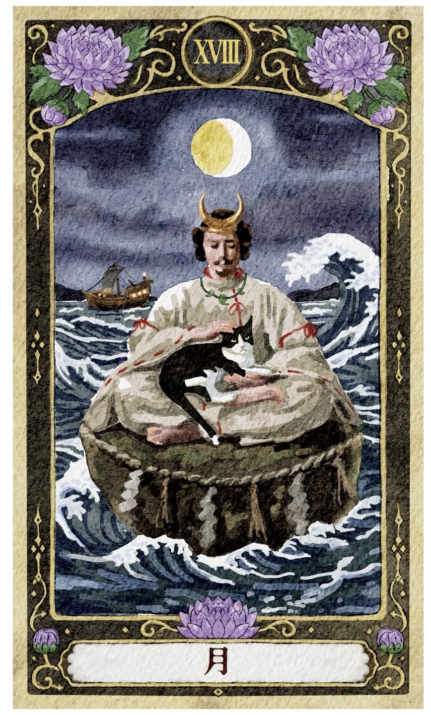 [Major Arcana] 18 The Moon｜生命の樹を旅する画家