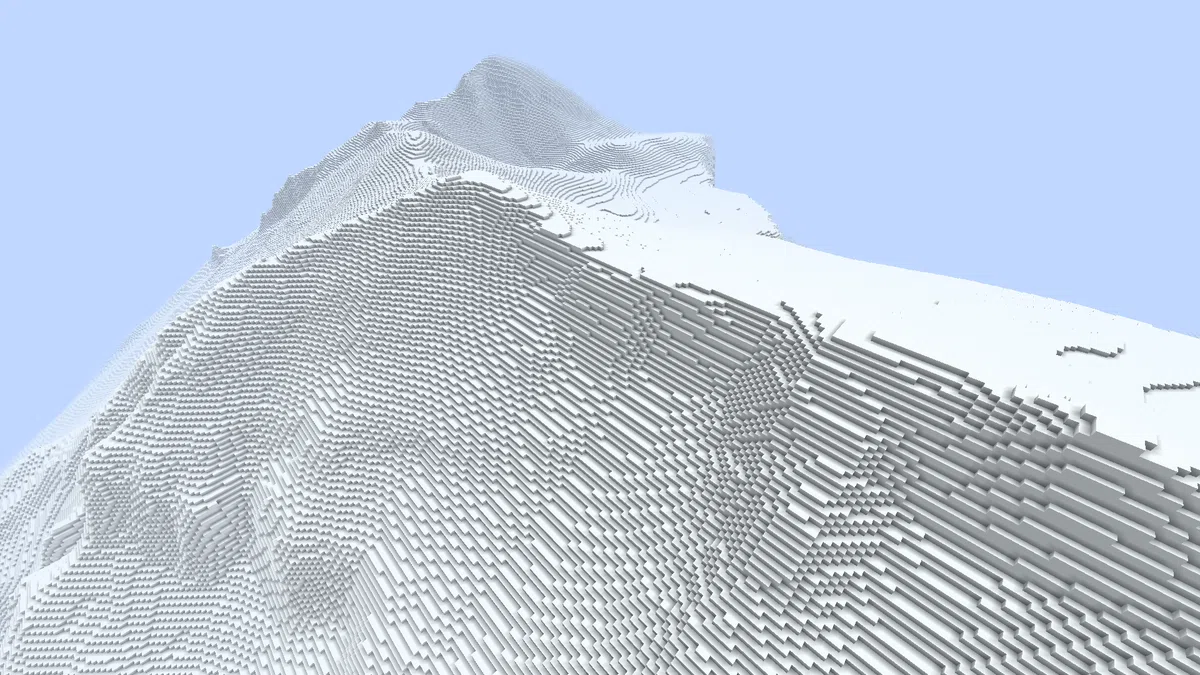 Recreating Mount Fuji in Minecraft | Using Geospatial Information ...