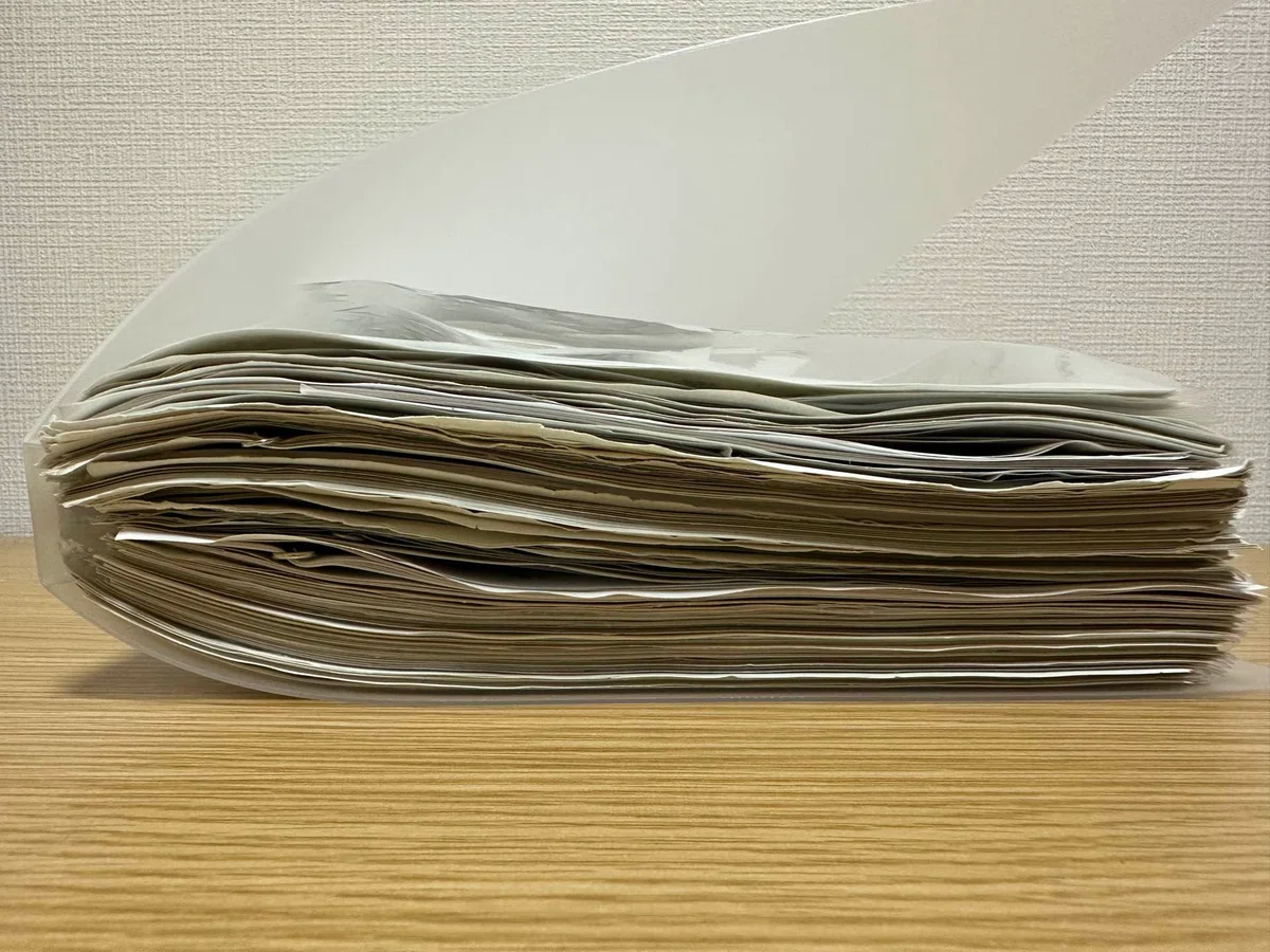 [Notes] A story about reorganizing the paper documents I received from ...