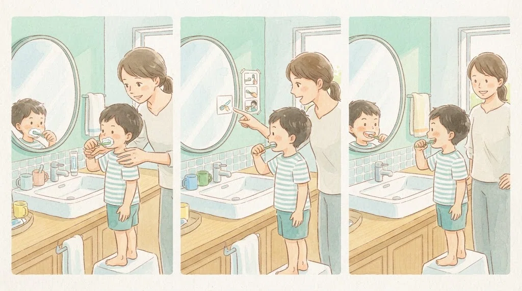 Helping Children Brush Their Teeth and Groom Themselves Independently ...