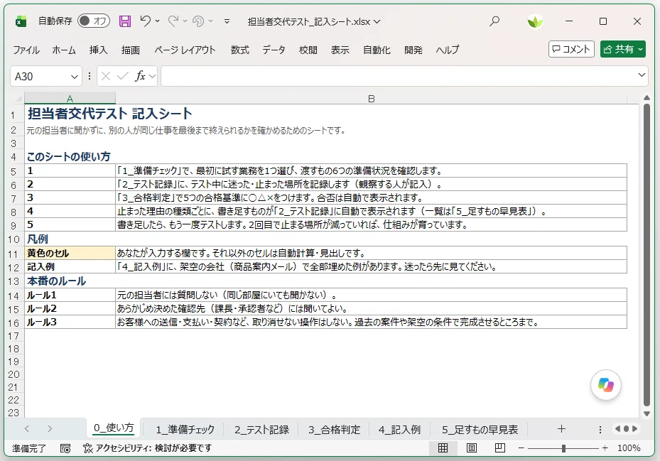 [Includes Excel Worksheet] How to Conduct a Personnel Handover Test: 5 ...