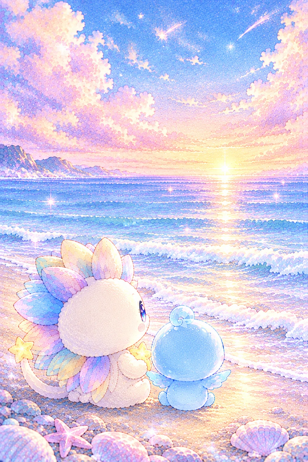 Drawing Two Water Splashes Episode 6: Light Beyond the Waves|銀鱗アズール