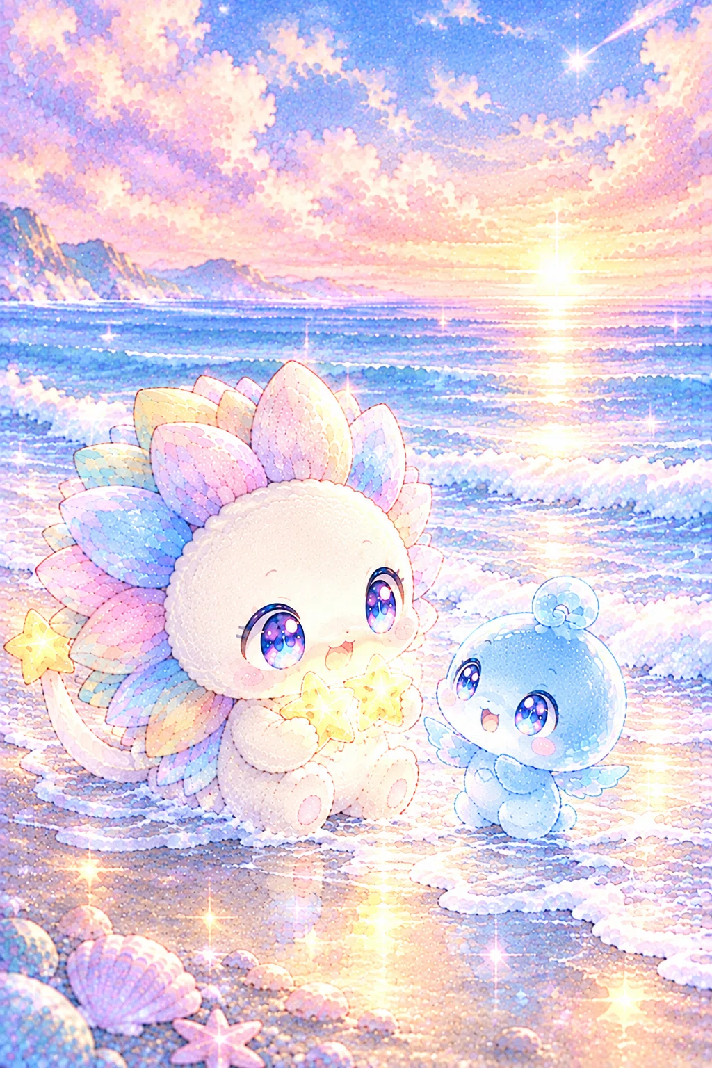 Drawing Two Water Splashes Episode 6: Light Beyond the Waves|銀鱗アズール