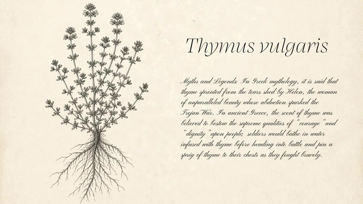 [Medical Herb Encyclopedia No. 19] Thyme | A 'Defensive Herb' that ...