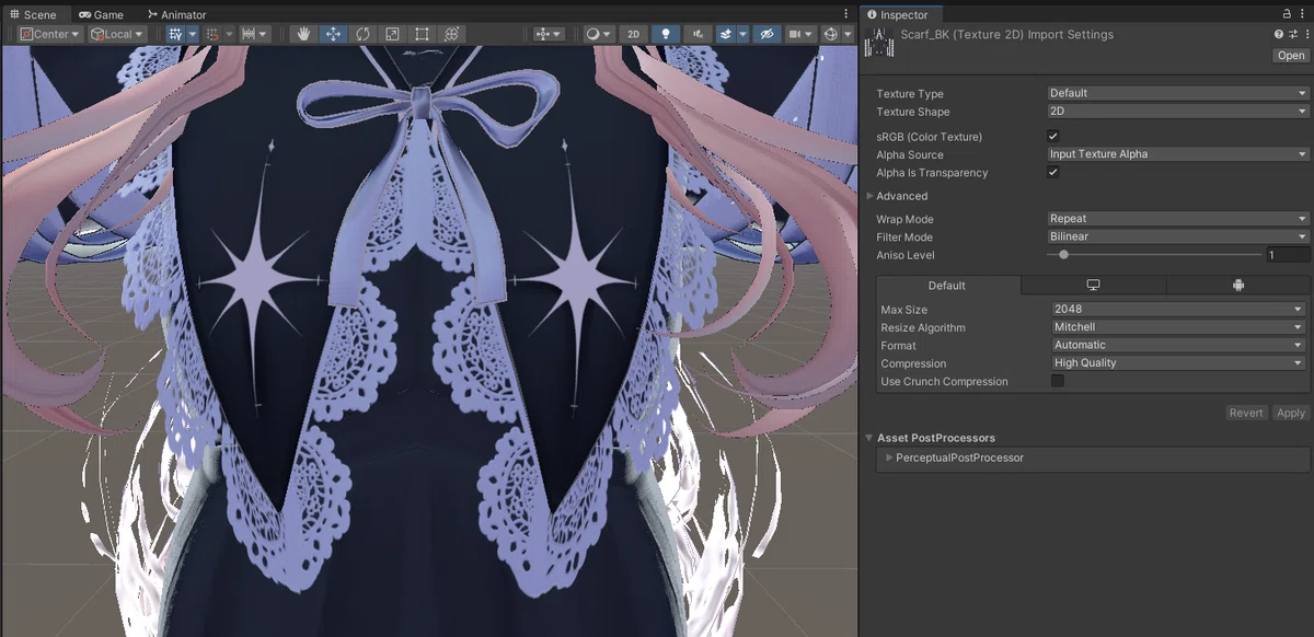 [Memorandum for VRChat] Reducing Avatar Size via Texture Compression｜紗照カナネ