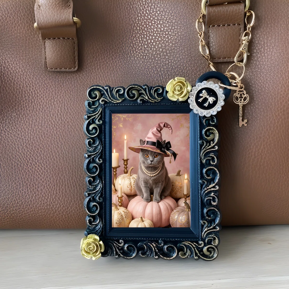 British Shorthair Halloween bag charm is now available!｜うちの子ルネサンス_バッグ&チャーム